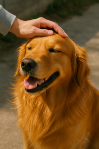 cuidado del pelaje de mascotas perro con pelo brillante